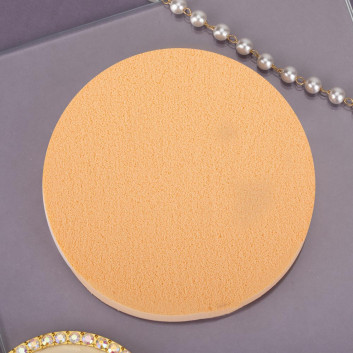Gąbeczka bezwłókninowa silikonowa do makijażu ombre pomarańczowa 1 szt 8,5 cm Nr 14