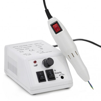 Frezarka do manicure 15W No Name z kompletem frezów biała white DM298 20 000 obrotów