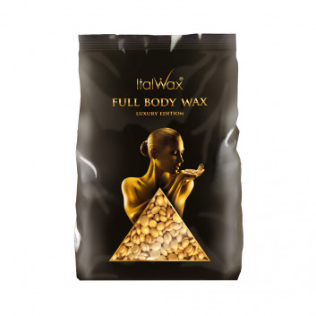 Luksusowy wosk niskotemperaturowy w dropsach Italwax Full Body Wax do depilacji bezpaskowej 1 kg
