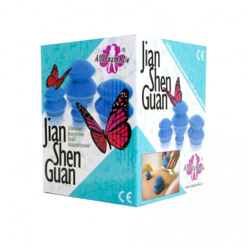 Bańki chińskie silikonowe bezogniowe Jian Shen Guan 4 szt