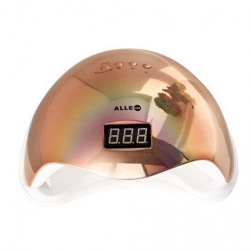 Lampa do paznokci UV/LED 48W do lakierów hybrydowych AlleLux 5 Holograficzny Złoty Holo Gold