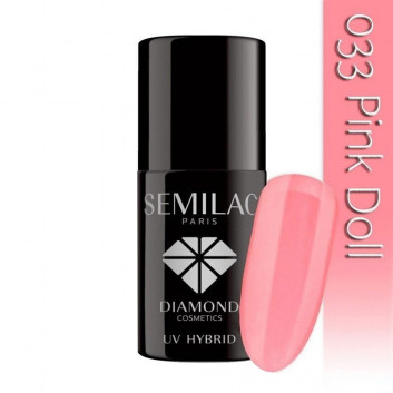 Lakier hybrydowy Semilac Pink Doll 7 ml Nr 033