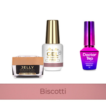 PRO MATCH SYSTEM 2+1 Biscotti: 2x żele 15g: Jelly&Gel in bottle+Doctor Top 10g GRATIS