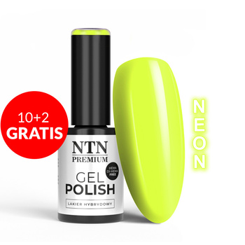 10 + 2 gratis: NTN Premium California Collection Neon HEMA/Di-HEMA-freier Hybridlack, 5 g, Nr. 144