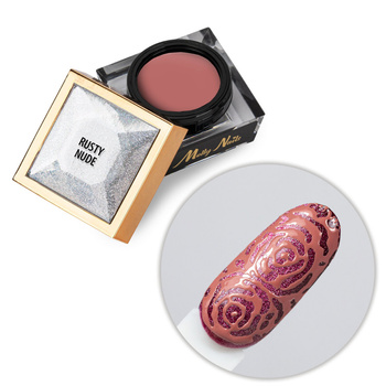 Creative Flow Color Gel – kreatives NailArt-Gel für den Effekt von verlaufenden, weichen Mustern Molly Nails Rusty Nude HEMA/Di-HEMA-frei 5 g