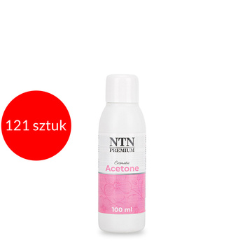 121 Stück NTN Premium Kosmetik-Aceton, Flüssigkeit zum Entfernen von Hybridnagellack, 100 ml