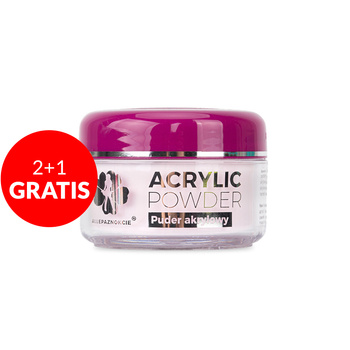 2+1 gratis Acrylpulver für die Nägel Allepaznokcie Pink Intensive Acrylic Powder 30 g Nr. 5