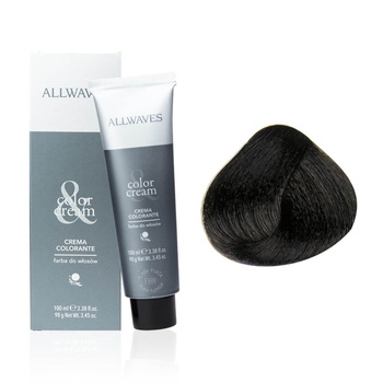 Tinte para el pelo Allwaves Cream Color, castaño medio intenso, tono 4.00, 100 ml