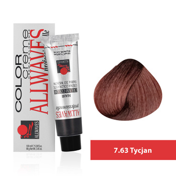 Tinta per capelli Allwaves Cream Color ticiano 7.63 100 ml