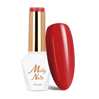 Molly Nails Elite Women Brick Red HEMA/Di-HEMA Free Hybrid Nail Polish 8g No. 43