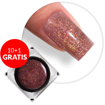 10 + 1 gratis: Shine on you Rusty Shine MollyLac HEMA/Di-HEMA-freies Nagellackgel, 15 g