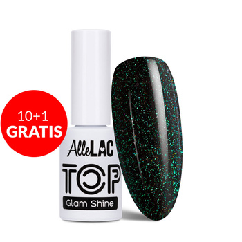 10 + 1 gratis Top Glam Shine No Wipe AlleLac Chrisolite 5 g Nr. 4