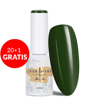 20 + 1 gratis LED/UV-Gel-Nagellack Molly Nails @Bouquet by Laskovska Dark Grass HEMA/Di-HEMA-frei 7 g