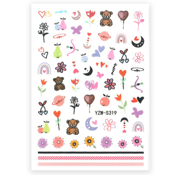 Self-adhesive Valentine's Day nail stickers YZW-S319