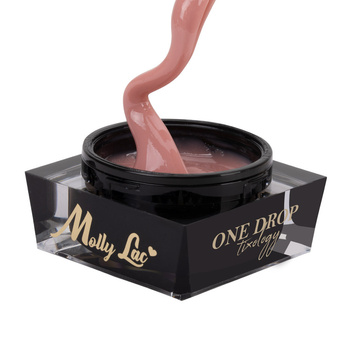 Gel modellante con proprietà tissotropiche MollyLac One Drop Tixology Hot Latte 5 g
