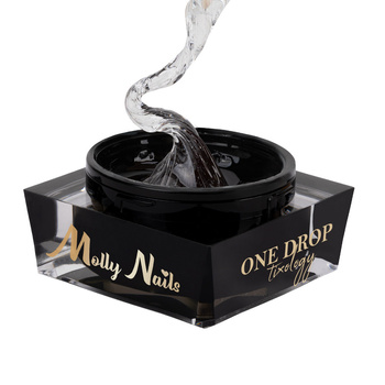 Aufbaugel mit Thixotropie Molly Nails One Drop Tixology Ice Glass 15 g