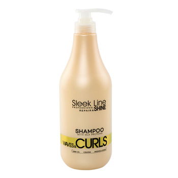 Stapiz Sleek Line Waves&Curls Shampoo für lockiges Haar; 1000 ml