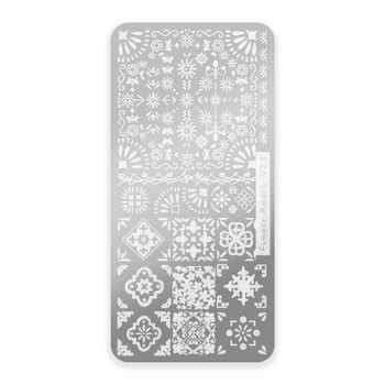 Пластина для штампів із візерунками Finger Angel V25