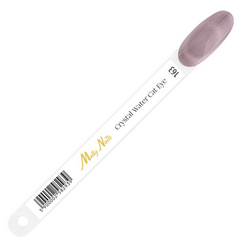 Molly Nails Crystal Water Cat Eye – Transparente Nagelpinsel, Nr. 163