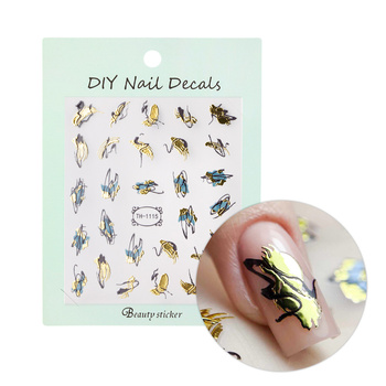 Selbstklebende Nagelsticker, Muster TH-1115