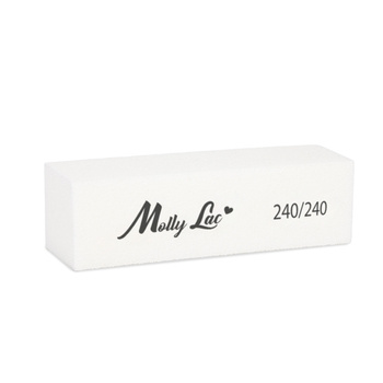 MollyLac Polierblock 240/240 Premium, weiß, 1 Stück