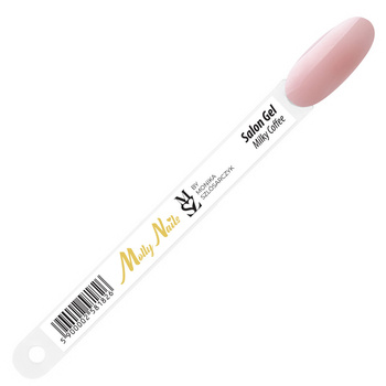 Musterkatalog für Nagelstäbchen „Salon Gel Milky Coffee“ von Monika Szlósarczyk Molly Nails