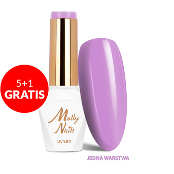 5+1 gratis Smalto ibrido Molly Nails Cocktails &amp; Drinks Purple Rain senza HEMA/Di-HEMA 8 g n. 16