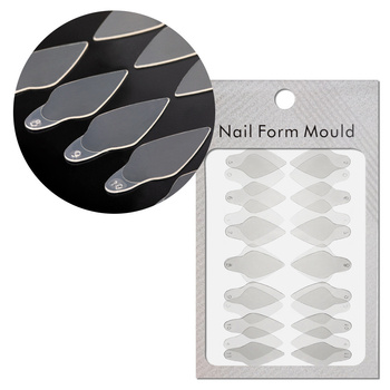 Selbstklebende Silikonformen für Dual Form, kurze Spitze ST012-4 MollyLac, 24 Stück