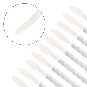 Silikonapplikatoren für Augen, Lippen und Wimpern, transparent, 48 Stück