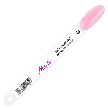 Musterkatalog für Stäbchen „Rubber Base 2-in-1 Up&amp;Colour“; Tender Rose Nr. 7
