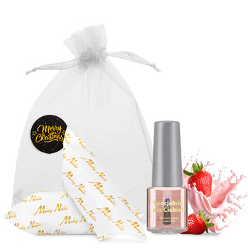 Sonderedition Nagelhaut- und Nagelöl mit dem Duft „Strawberry Shake“ und Fudge-Bonbons in einem dekorativen Säckchen, 5 ml