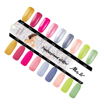 Gabarit MollyLac Fantasyland Glitter brillant et mat 9 couleurs