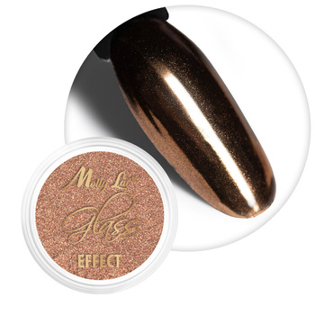 Spiegelglanz-Puder für die Nagelverzierung MollyLac Glass Effect Carmel Nr. 13