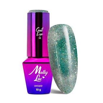 Magnetischer Hybridlack mit Cat-Eye-Effekt: Cat Eye, Foxy Eyes, Eye Of The Ocean, MollyLac, 10 g, Nr. 556