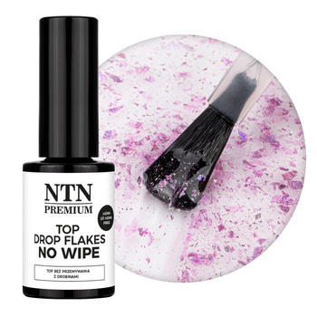 Top Drop Flakes Party Top Coat, ohne Abwischen, ohne Nachwaschen, NTN Premium, HEMA/Di-HEMA-frei, 7 g