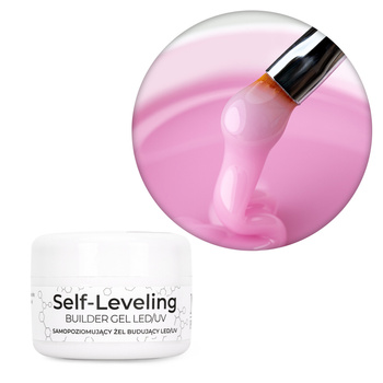 Selbstnivellierendes Builder-Gel, hart, mitteldickflüssig, NTN Premium Soft Pink, HEMA/Di-HEMA-frei, 15 g