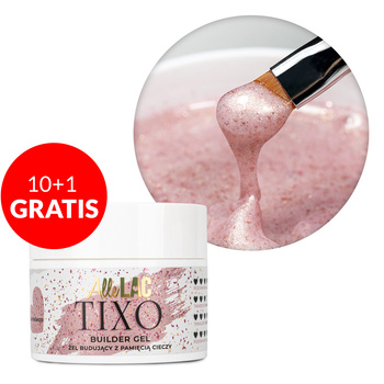 10 + 1 gratis: Tixotropes Aufbau-Gel AlleLac Tixo Builder Gel SparkleSecco 45 g