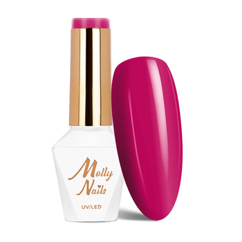 Molly Nails Hybridlack Flamingo Aruba, HEMA/Di-HEMA-frei, 8 g, Nr. 145