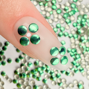 ShinePins : clous lisses, strass, décorations pour ongles, format large, NTN Premium n° 10, 5 g