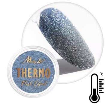 Nagelpulver Thermo Flash Effect MollyLac 0,5 g Nr. 6