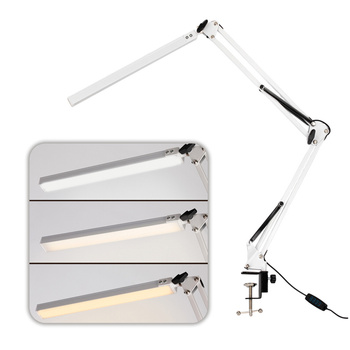 Schreibtisch-Kosmetikleuchte für die Maniküre, 12 W, weiß, MT-328