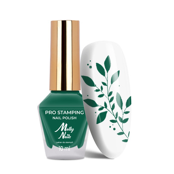 Molly Nails PRO Stamping Green Nr. 12 Stempel- und Stamping-Lack, 10 ml