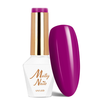LED/UV-Gel-Nagellack Molly Nails Power Flower Nr. 725 Purple Crocus, frei von HEMA/Di-HEMA, 8 g