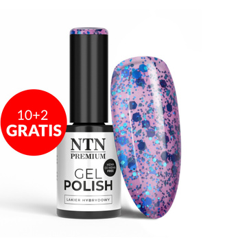 10 + 2 gratis: NTN Premium Multicolor Collection HEMA/Di-HEMA-freier Hybridlack, 5 g, Nr. 86