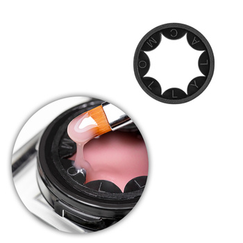 Glasring zum Abstreifen des Pinsels und zum Verhindern des Auslaufens von Gel – Safety Ring 2 in 1 von MollyLac, 5 ml