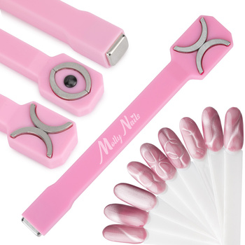 Molly Nails Doppelseitiger Magnetizer für Cat-Eye-Nägel in Rosa