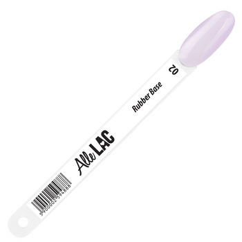 Musterkatalog: Stäbchen „Rubber Base AlleLac Lavender Dream“ Nr. 02