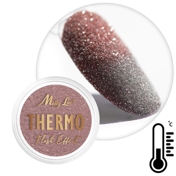 Nagelpulver Thermo Flash Effect MollyLac 0,5 g Nr. 1