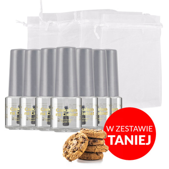 100 Stück Spezialöl für Nagelhaut und Nägel mit Choco-Cookies-Duft, inklusive 5-ml-Beutel