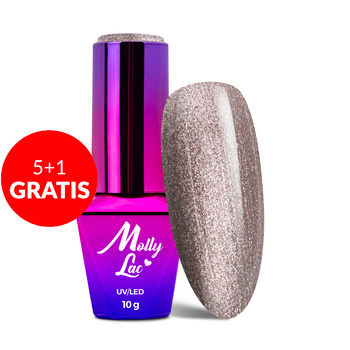 5+1 gratis MollyLac-Gelnagellack Story Time Let it Snow 10 g Nr. 627
